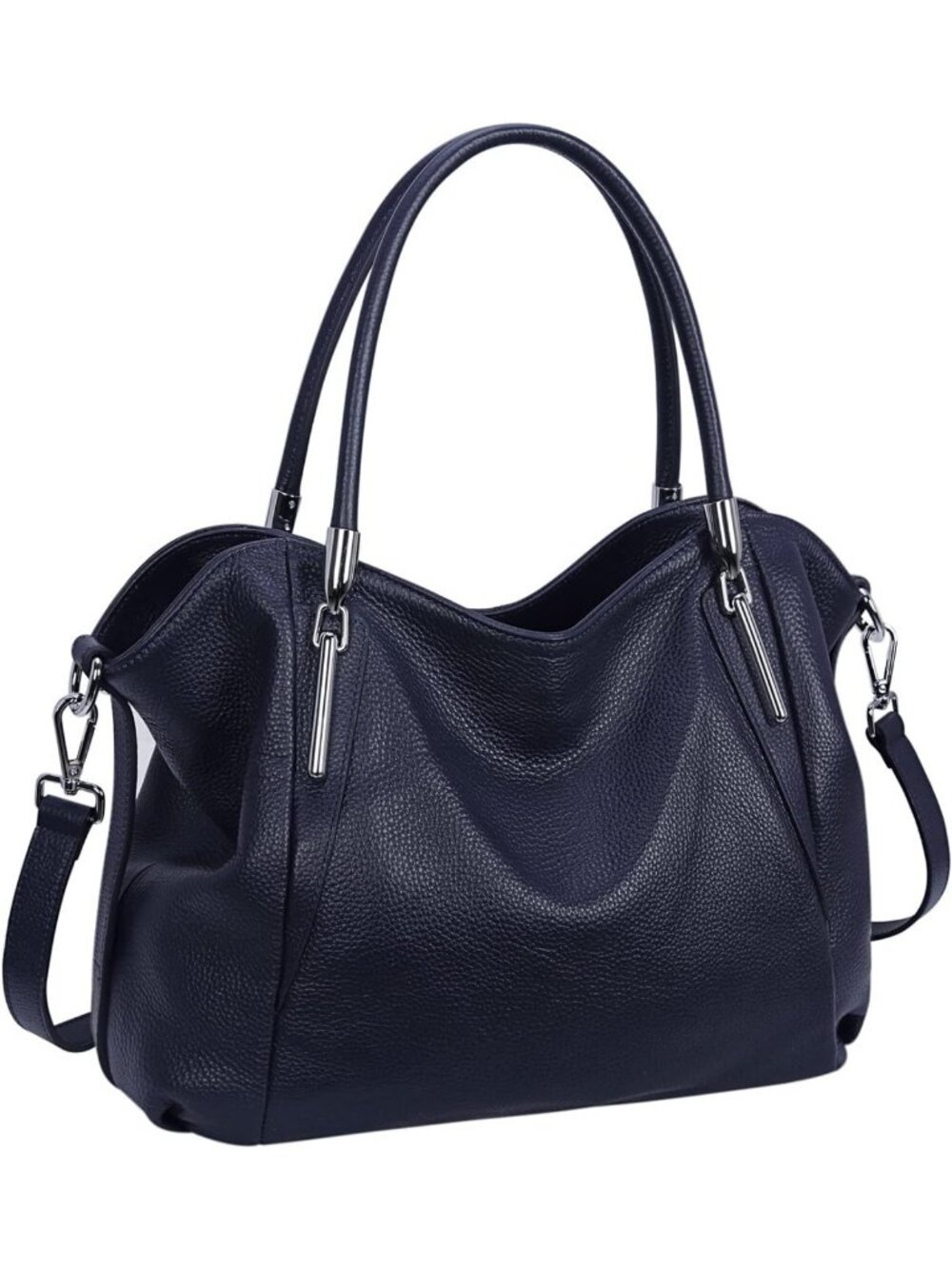 Stylish Leather Shoulder Tote Bag for Women - Versatile Satchel & Hobo Handbag